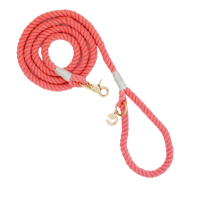 Spiced Coral Rope Dog Leash