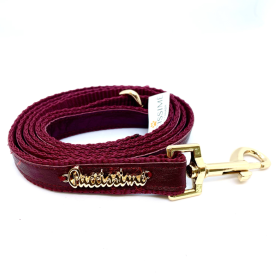 Red Wine Dog Leash