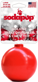 SP Christmas Ornament Durable Rubber Chew Toy & Treat Dispenser