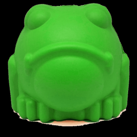 MKB Bull Frog Durable Rubber Chew Toy & Treat Dispenser