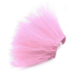 Light Pink Dog Tutu Skirt (Medium)